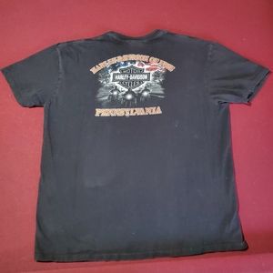Harley Davidson of Erie Pennsylvania (Black) T-shirt